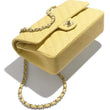 Chanel Medium Classic Handbag Yellow