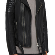 Bolt Slim Fit Leather Biker Jacket