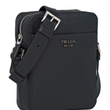Prada Saffiano Leather Shoulder Bag Black