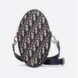 Baby Ball Bag Blue Dior Oblique Jacquard Canvas