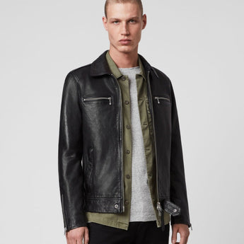 BANDON LEATHER BIKER JACKET