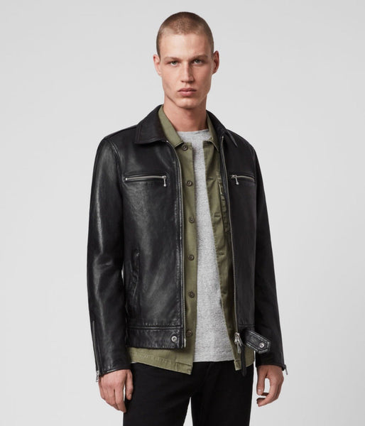 BANDON LEATHER BIKER JACKET