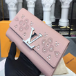 LV Compact Wallet Taurillion Leather Magnolia
