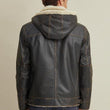 Classic Leather Bomber Jacket