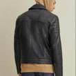 Asymmetrical Leather Jacket