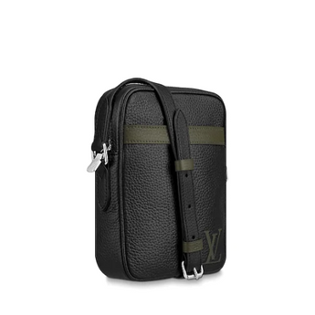 LV Danube Slim PM Black/Khaki