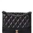 Chanel Wallet On Chain – WOC Aged & Smooth Calfskin Black