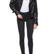 Rayven Leather Moto Jacket