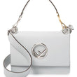 Fendi Kan I F White Leather Bag
