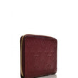 LV Clémence Wallet Monogram Empreinte Leather Raisin