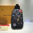 LV Avenue Sling Bag Damier Graphite Maps of the Renaissance
