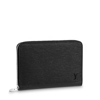 LV Zippy Organizer Epi Leather Black