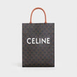 Celine Small Cabas Vertical In Triomphe Canvas