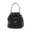 Prada Duet Leather Shoulder Bag