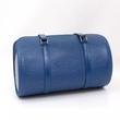 LV Soufflot Bag Black Epi Leather Blue