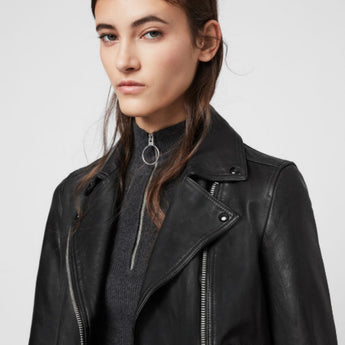 Dalby Leather Biker Jacket