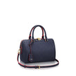 LV Speedy Bandouliere 25 Monogram Empreinte Leather Marine Rouge