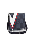 LV District PM Messenger Bag Damier Cobalt Canvas Red