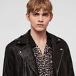 LEATHER BIKER JACKET