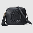 Gucci Soho Small Leather Disco Bag Black