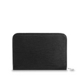 LV Zippy Organizer Epi Leather Black