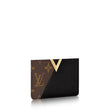 LV Monogram Canvas And Leather Kimono Wallet Black