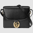 Gucci Small Leather Shoulder Bag Black