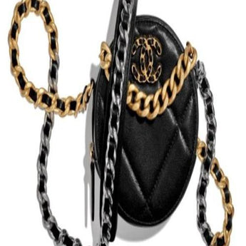 Chanel 19 Clutch With Chain Black