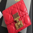 Dior Lambskin DiorAddict Flap Bag Red