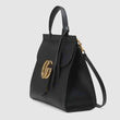 Gucci GG Marmont Small Top Handle Bag Lightweight Leather Black