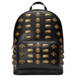 Gucci Animal Studs Leather Backpack Black