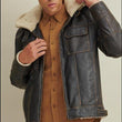 Classic Leather Bomber Jacket