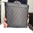 LV Keepall Bandouliere 45 Monogram Eclipse Canvas