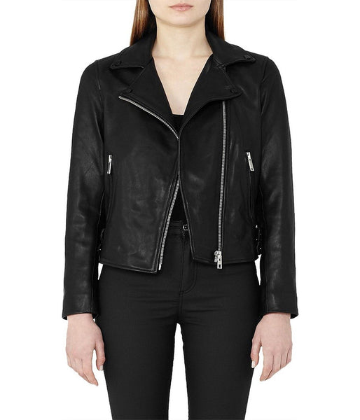 CADEN LEATHER BIKER JACKET