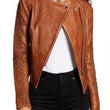 Sleeve Leather Moto Jacket