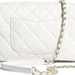 Chanel Wallet On Chain – WOC Classic Caviar Gold-Toned Metal White