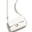 Chanel Wallet On Chain – WOC Classic Caviar Gold-Toned Metal White