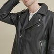 Charlie Leather Moto Jacket