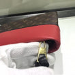 LV Pochette Tuileries Monogram Coated Canvas Red