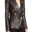 Leather Blazer Jacket