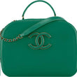Chanel Small Vanity Case Green