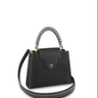 LV Capucine PM Handbag Taurillon Leather Noir/Blanc