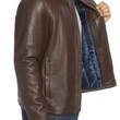 Lambskin Leather Moto Jacket