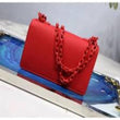 Mini J’Adior Red Ultra Matte Flap Bag