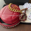 Chanel 19 Clutch With Chain Red