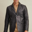 Vince Leather Blazer