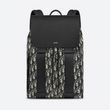 Dior Beige And Black Dior Oblique Jacquard Backpack