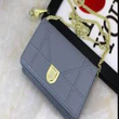 Diorama Calfskin Clutch Gris