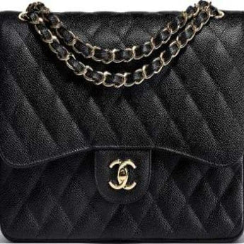 Chanel Large/Jumbo Classic Handbag Black