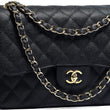 Chanel Large/Jumbo Classic Handbag Black